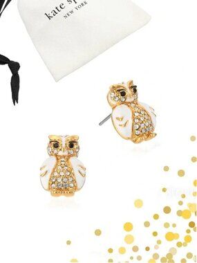 kate spade Star Bright Owl Stud Earrings